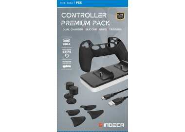 INDECA CONTROLLER PREMIUM PACK (DUAL CHARGER/SILICONE/GRIPS/TIGGERS)