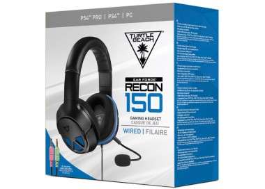 TURTLE BEACH WIRED GAMING HEADSET RECON 150 BLACK (NEGRO) (PS5/PS4/PC)