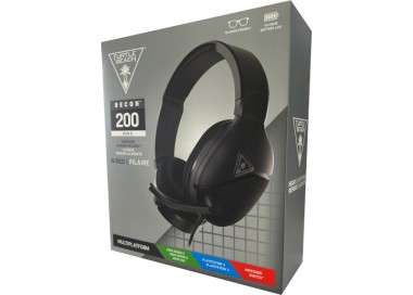 TURTLE BEACH WIRED GAMING HEADSET RECON 200 GEN 2 BLACK (NEGRO) (PS4/XBOX S/XBOX ONE/SWITCH)
