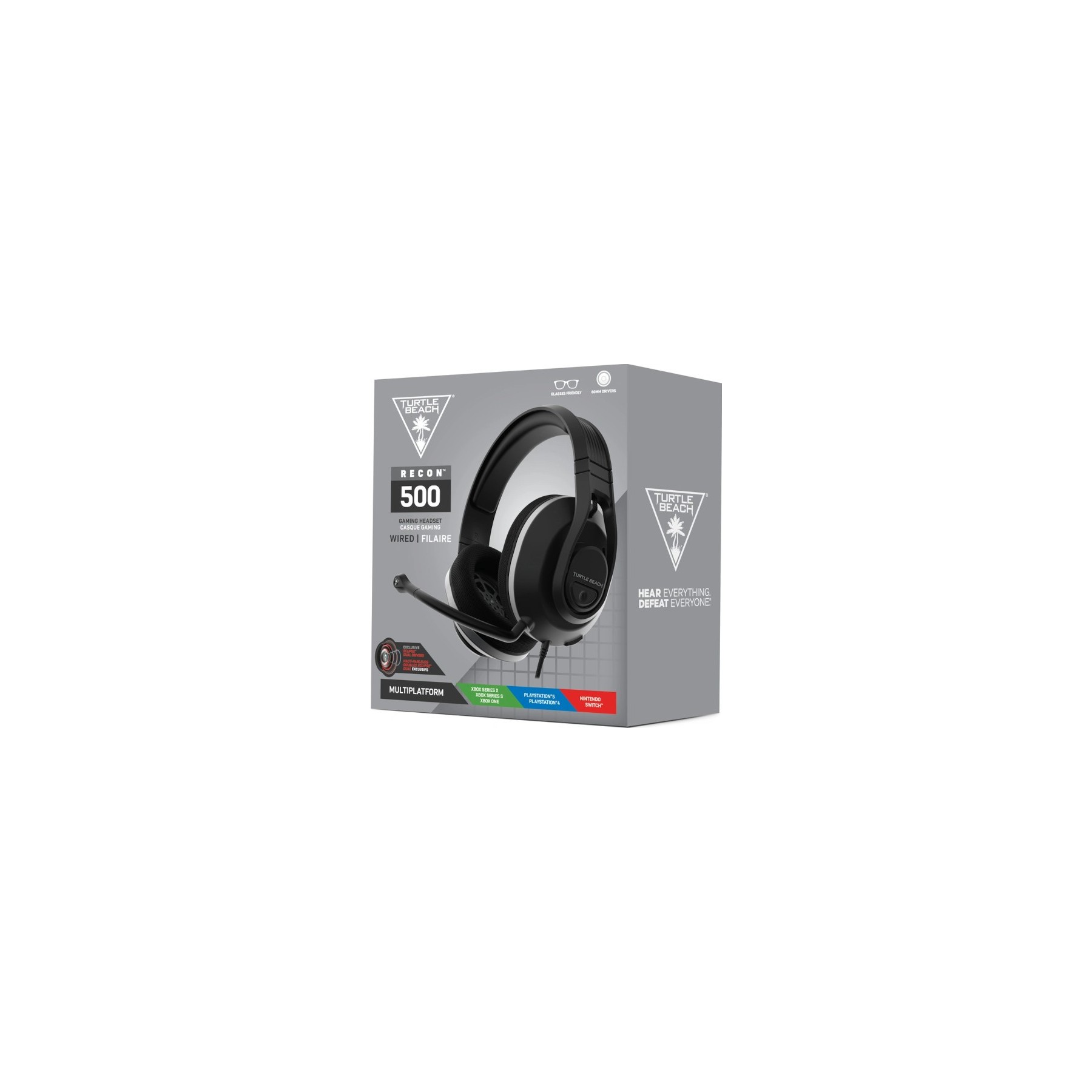 TURTLE BEACH WIRED GAMING HEADSET STEALTH 500 BLACK (NEGRO) (PS4/XBOX S/XBOX ONE/SWITCH )