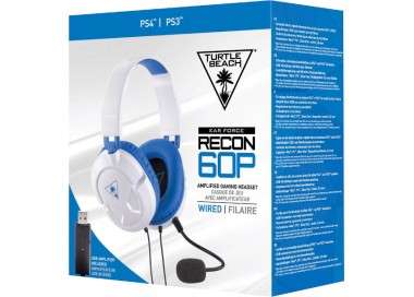 TURTLE BEACH WIRED GAMING HEADSET RECON 60P WHITE (BLANCO) (PS5/PS4)