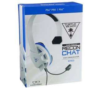 TURTLE BEACH CHAT HEADSET  RECON WHITE (BLANCO) (PS5/PS4)