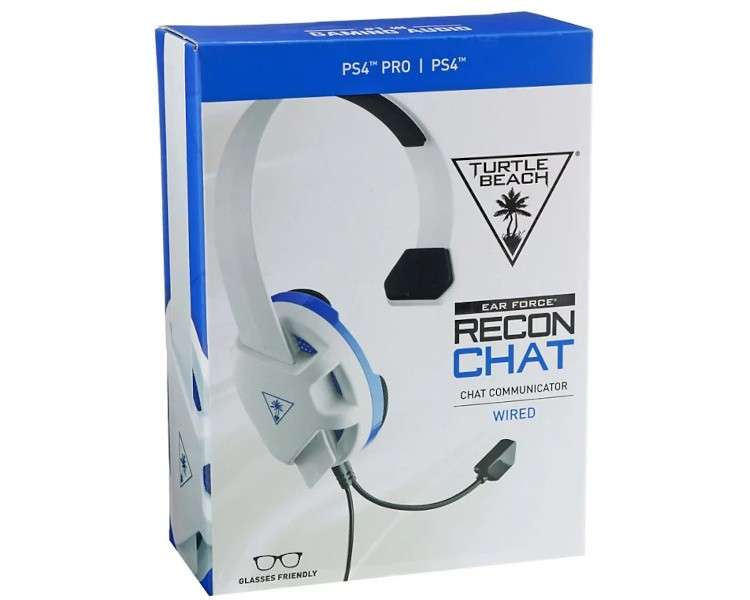 TURTLE BEACH CHAT HEADSET  RECON WHITE (BLANCO) (PS5/PS4)