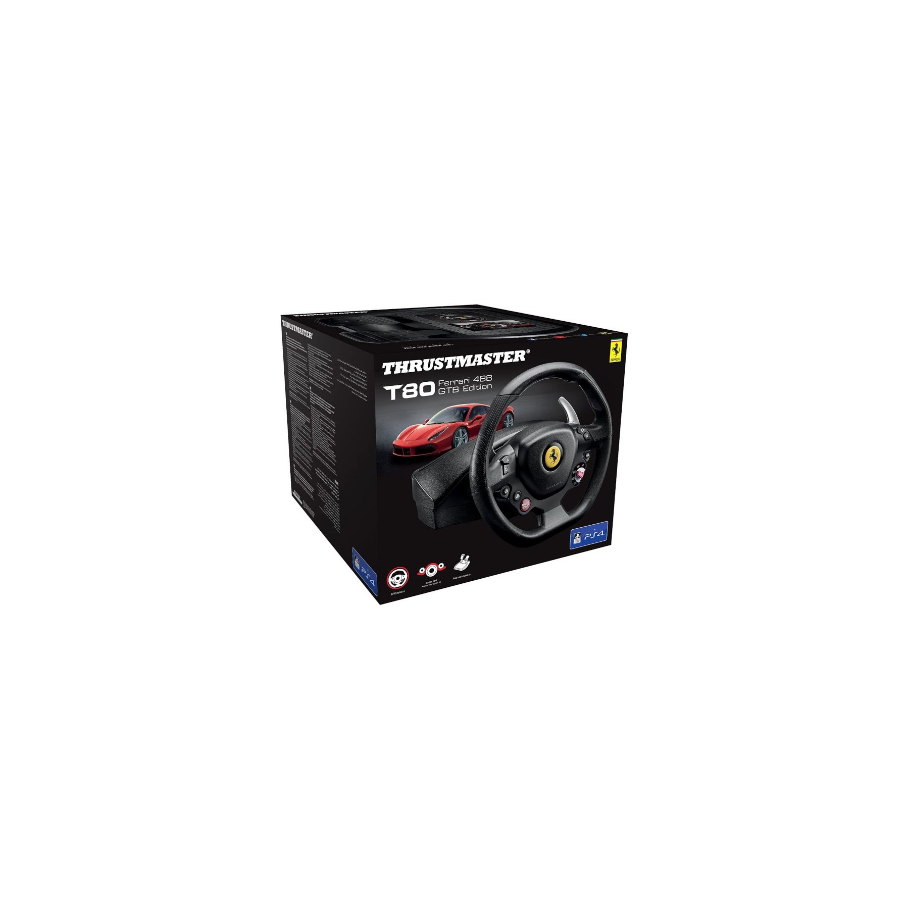 THRUSTMASTER WHEEL T80  FERRARI 488 GTB EDITION (PS5/PS4/PC)