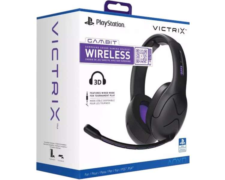 PDP VICTRIX GAMBIT AURICULAR WIRELESS (PS4)