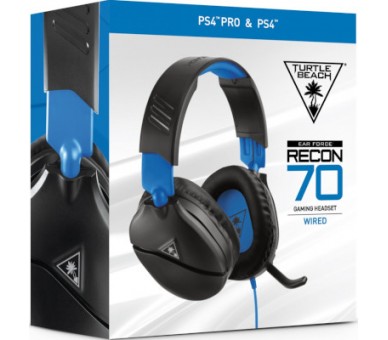 TURTLE BEACH WIRED GAMING HEADSET RECON 70 BLACK (NEGRO) (PS5/PS4)