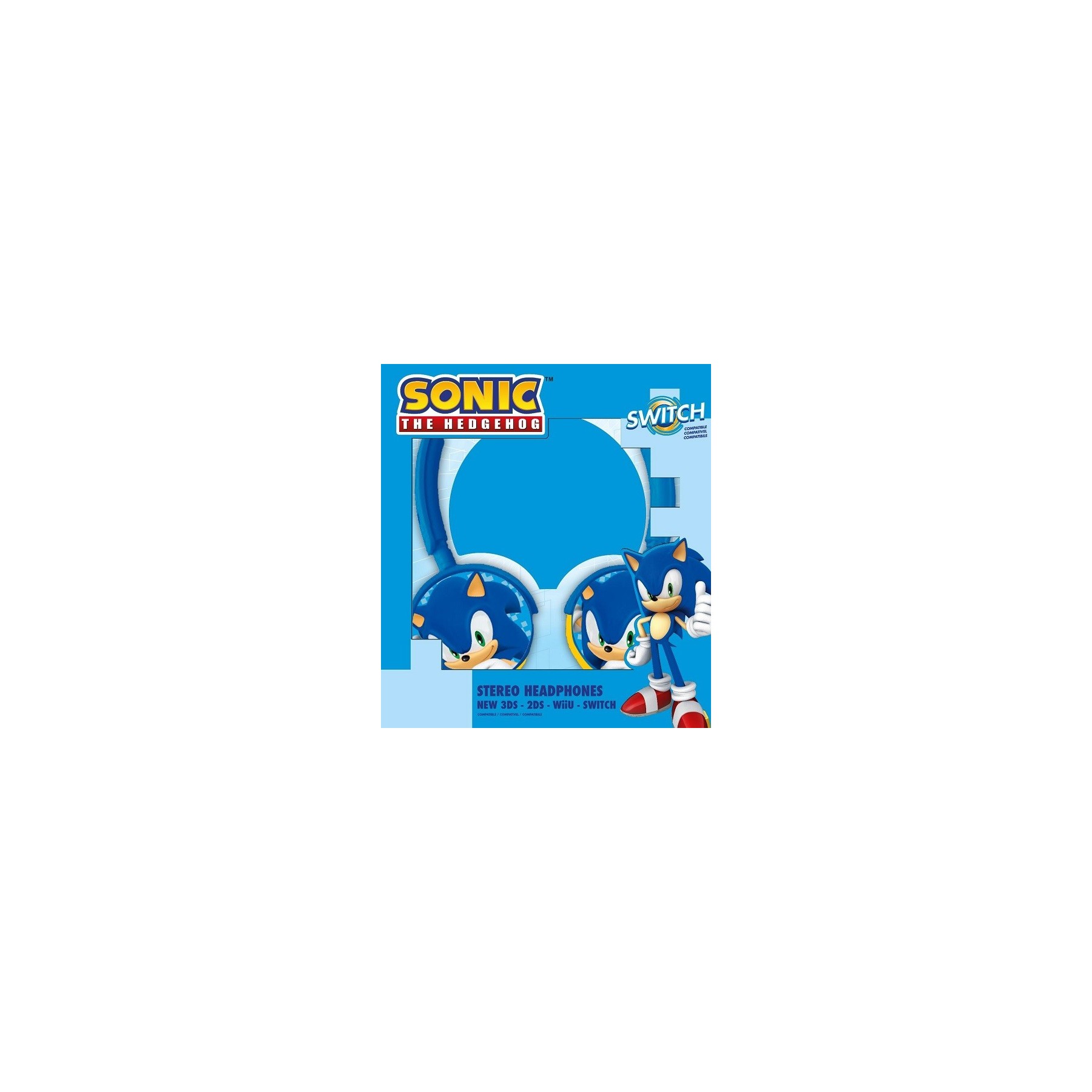 INDECA AURICULARES SONIC THE HEDGEHOG (NEW 3DS/2DS/WiiU)