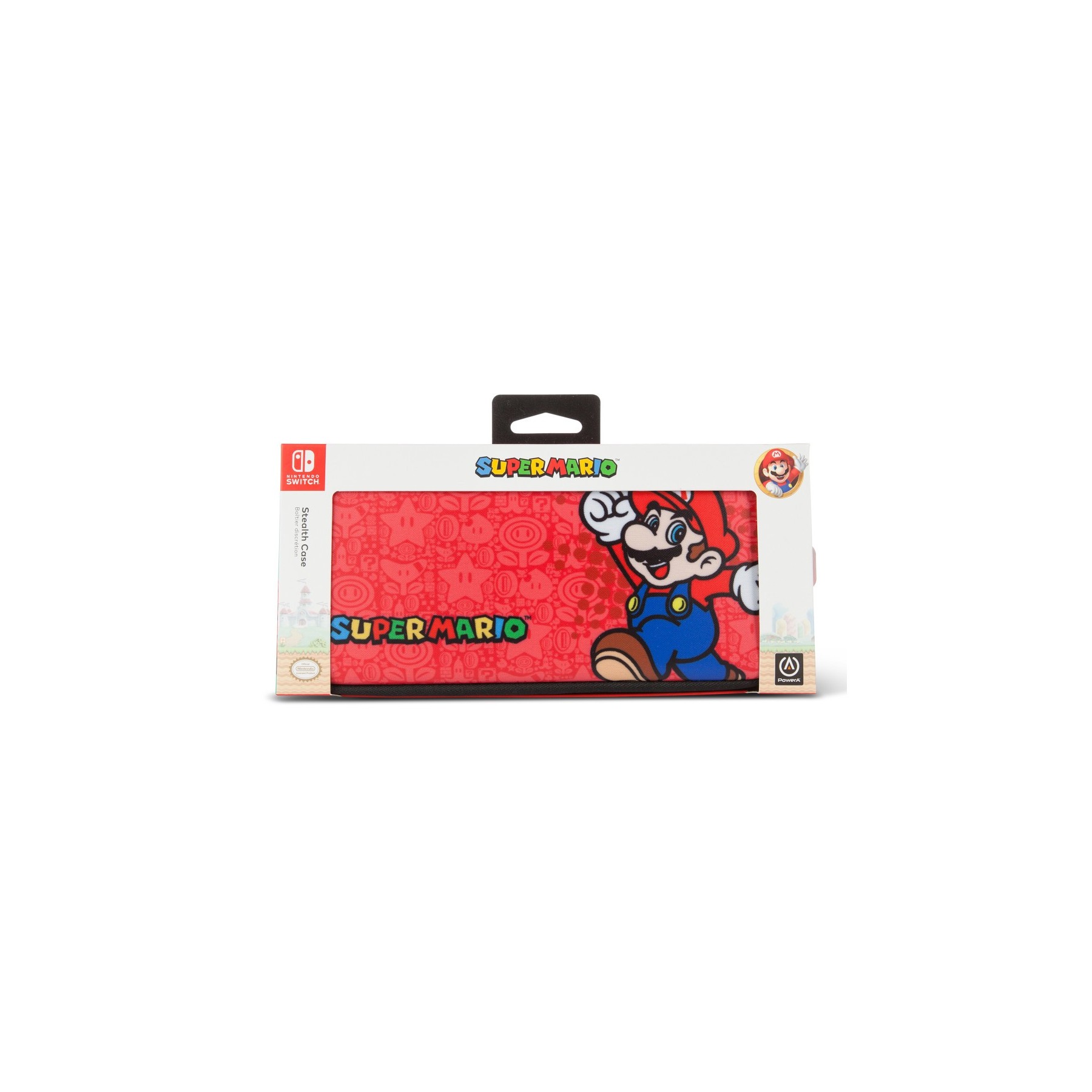 POWER A STEALTH CASE ROJA SUPER MARIO EDICION
