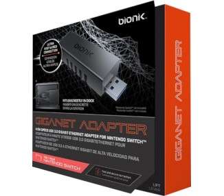 BIONIK GIGANET ADAPTER ADAPTADOR DE USB 3.0 A ETHERNET