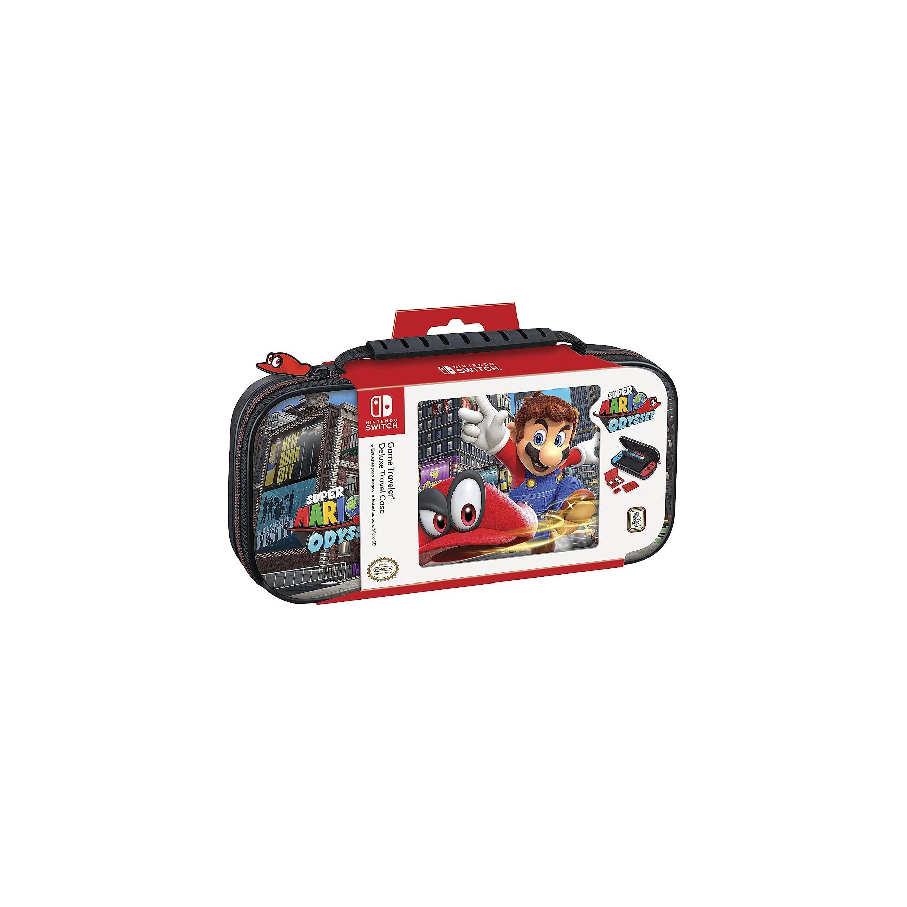 GAME TRAVELER DELUXE TRAVEL CASE SUPER MARIO ODYSSEY NNS58 (OFICIAL)(OLED)