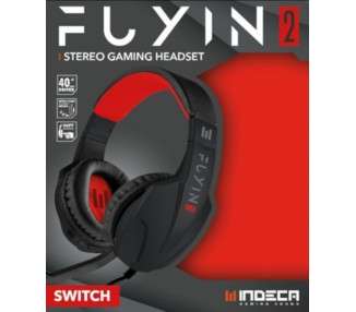 INDECA STEREO GAMING HEADSET FUYIN 2.0 RED (ROJO)