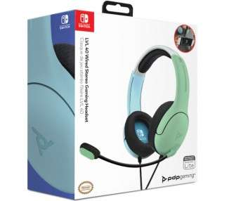 PDP LVL 40 WIRED STEREO GAMING HEADSET BLUE/GREEN (AZUL/VERDE)
