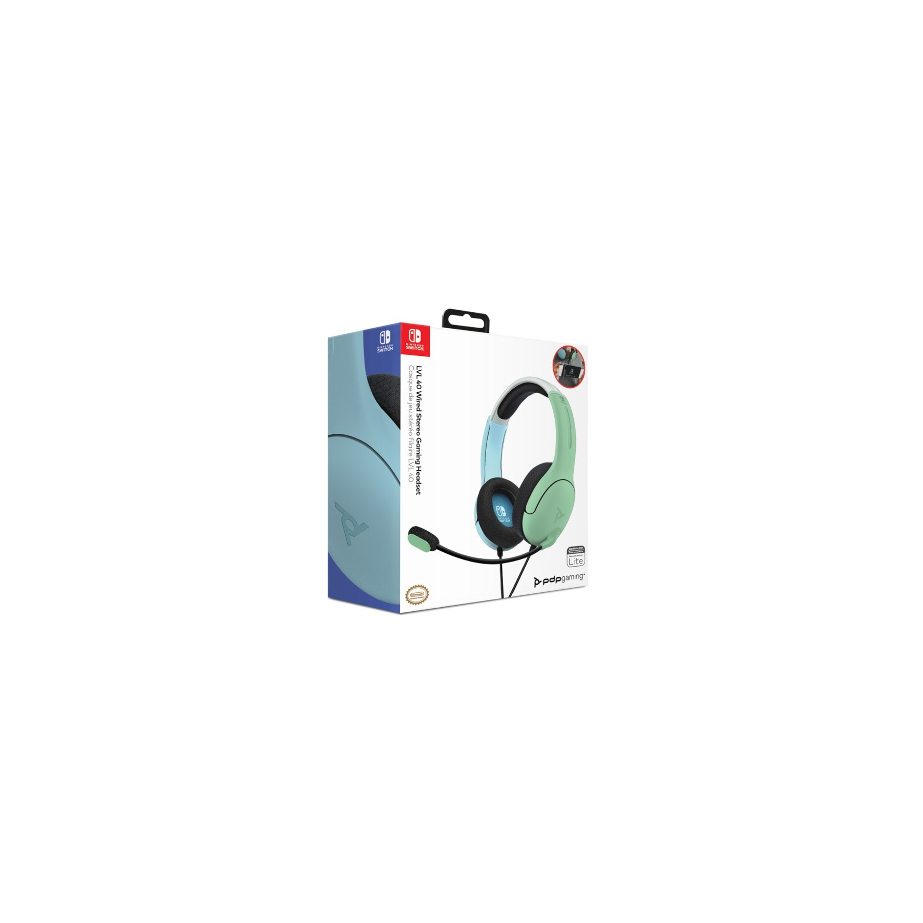 PDP LVL 40 WIRED STEREO GAMING HEADSET BLUE/GREEN (AZUL/VERDE)