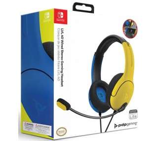 PDP LVL 40 WIRED STEREO GAMING HEADSETYELLOW/BLUE(AMARILLO/AZUL)LITE