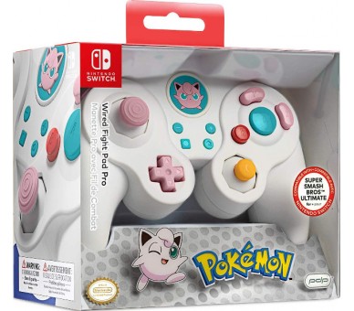 PDP WIRED FIGT PAD PRO BLANCO EDICION JIGGLYPUFF