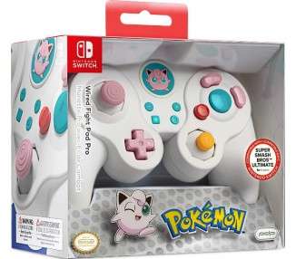 PDP WIRED FIGT PAD PRO BLANCO EDICION JIGGLYPUFF