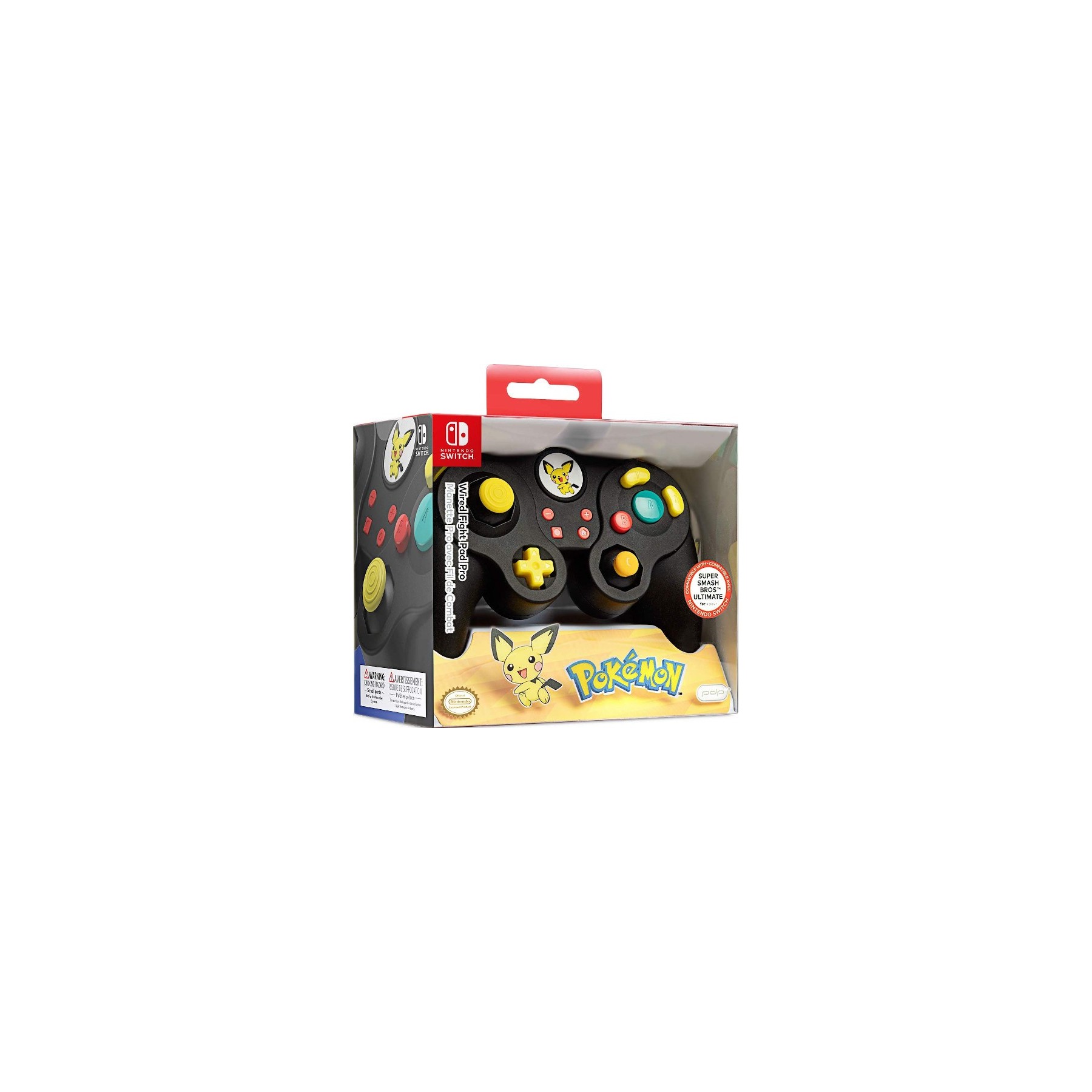 PDP WIRED FIGHT PAD PRO NEGRO EDICION PICHU