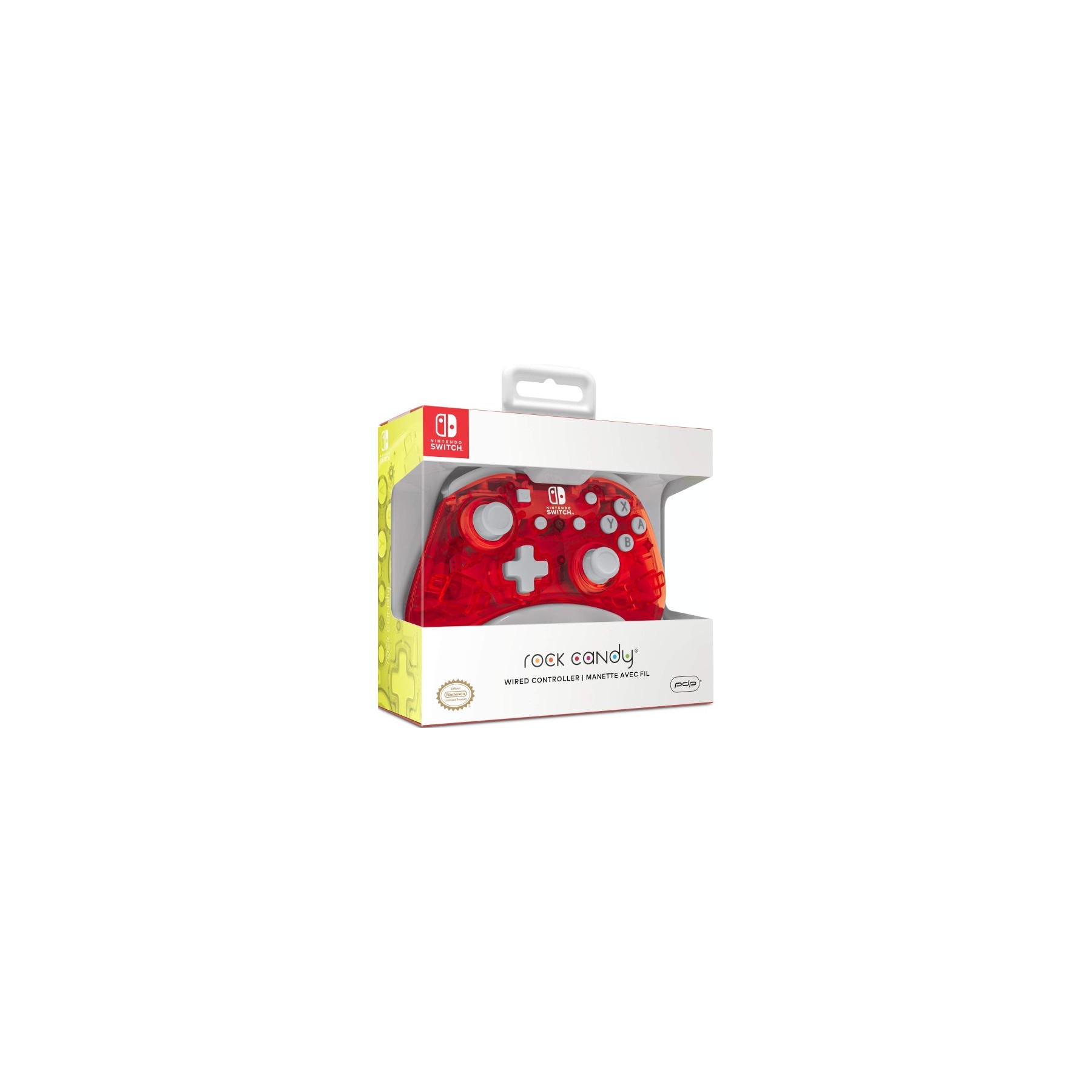 PDP ROCK CANDY MINI WIRED CONTROLLER CHERRY (CEREZA)