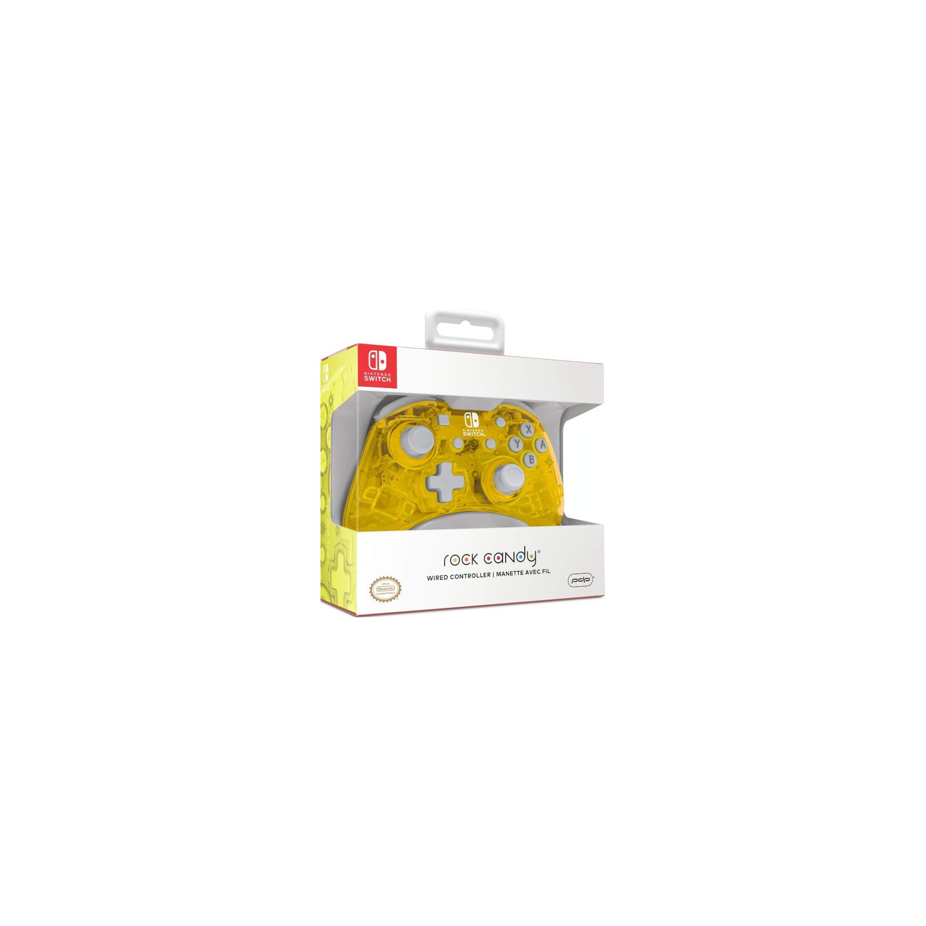 PDP ROCK CANDY MINI WIRED CONTROLLER YELLOW (AMARILLO)