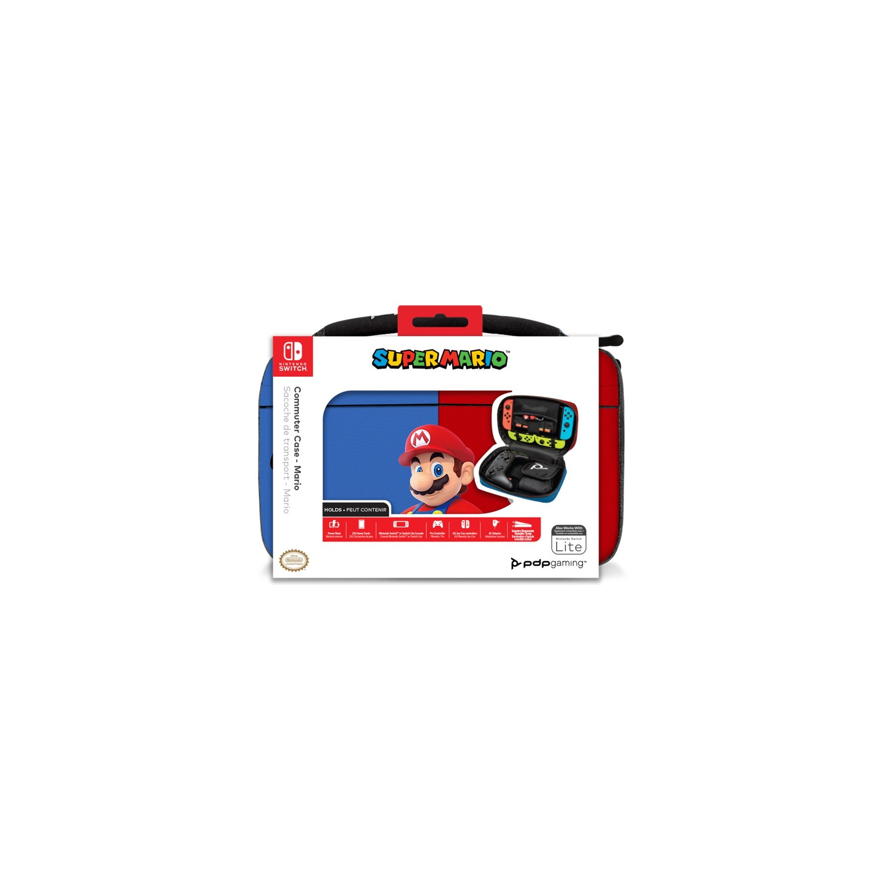 PDP COMMUTER CASE SUPER MARIO (MARIO AZUL Y ROJO) (LITE)