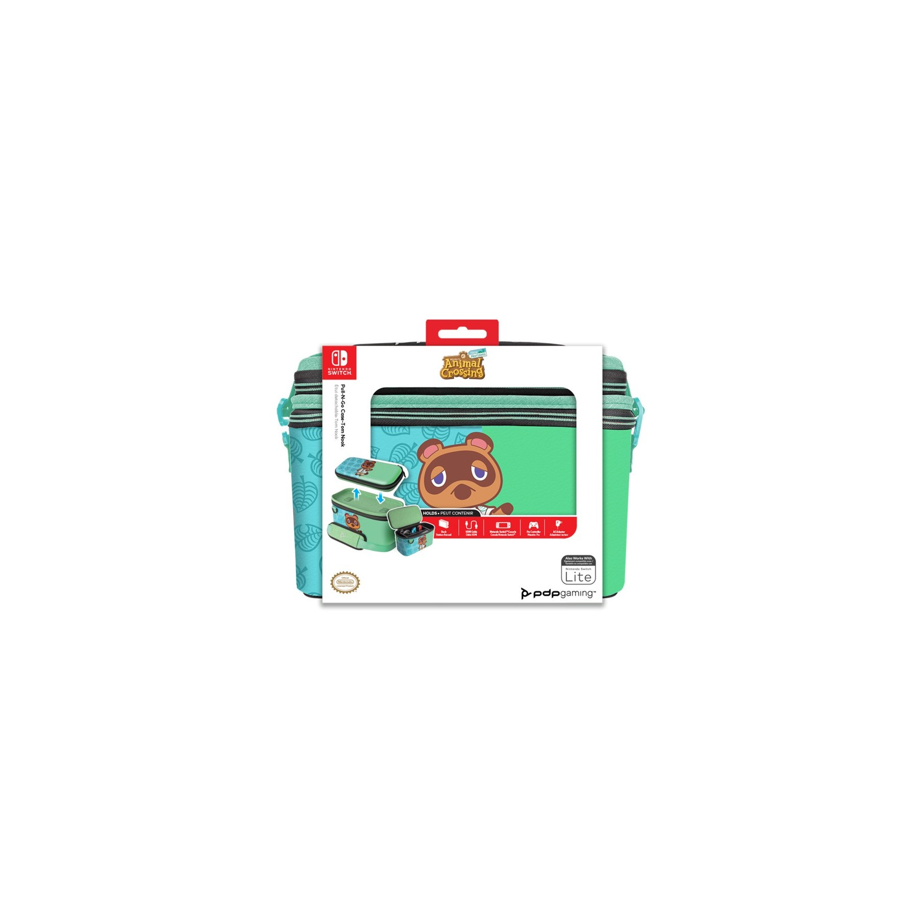 PDP PULL-N-GO CASE ANIMAL CROSSING NEW HORIZON TOM NOOK (LITE)