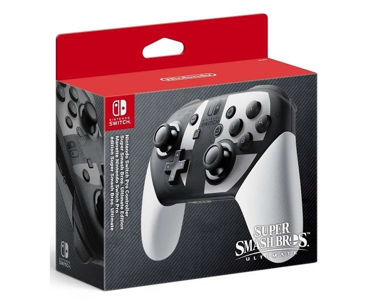 PRO CONTROLLER + CABLE USB SUPER SMASH BROS ULTIMED EDITION