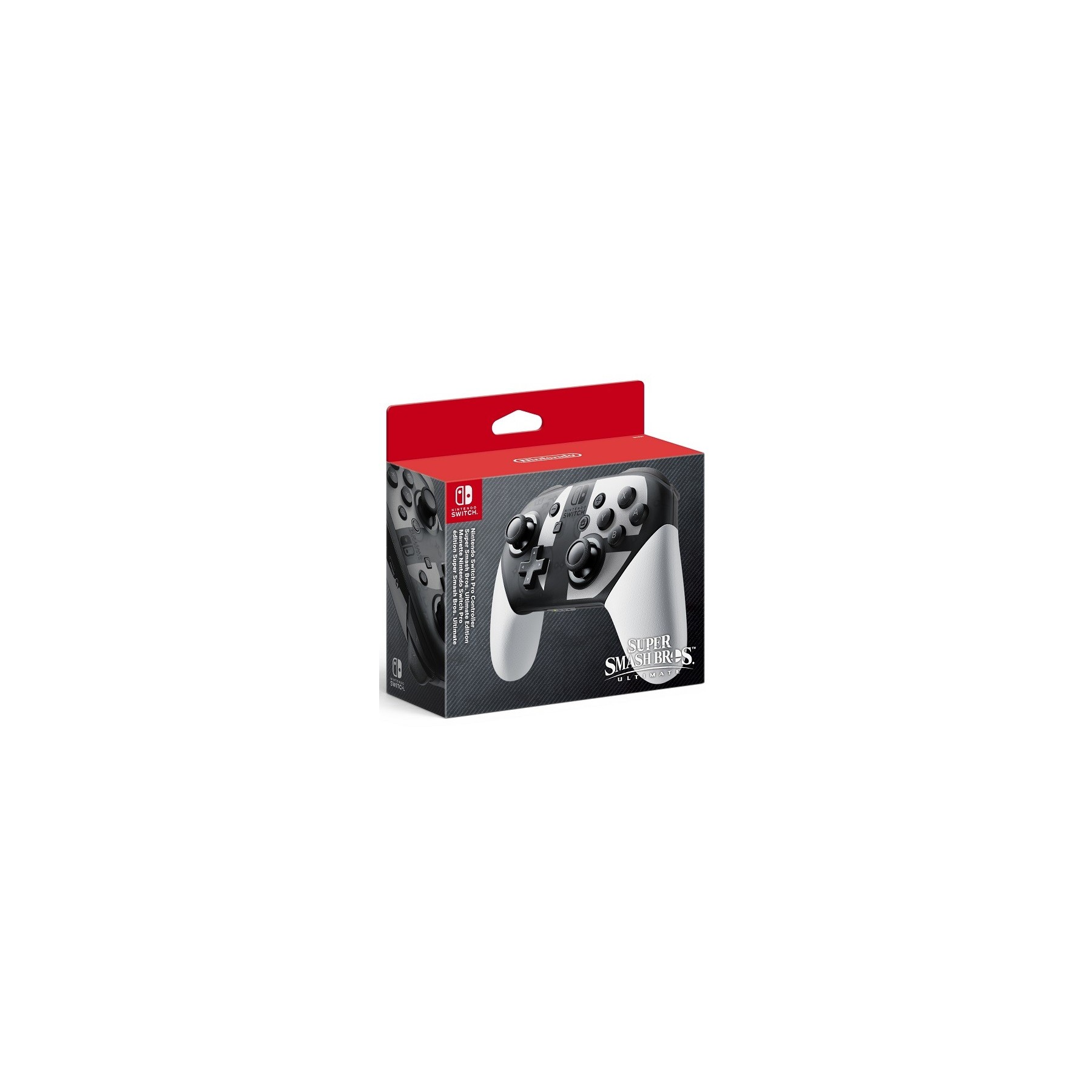 PRO CONTROLLER + CABLE USB SUPER SMASH BROS ULTIMED EDITION