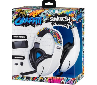 INDECA GRAFFITI STARTER PACK (STEREO HEADSET+GRIPS+SCREEN PROTECTOR)