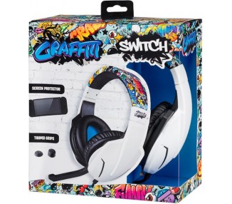 INDECA GRAFFITI STARTER PACK (STEREO HEADSET+GRIPS+SCREEN PROTECTOR)