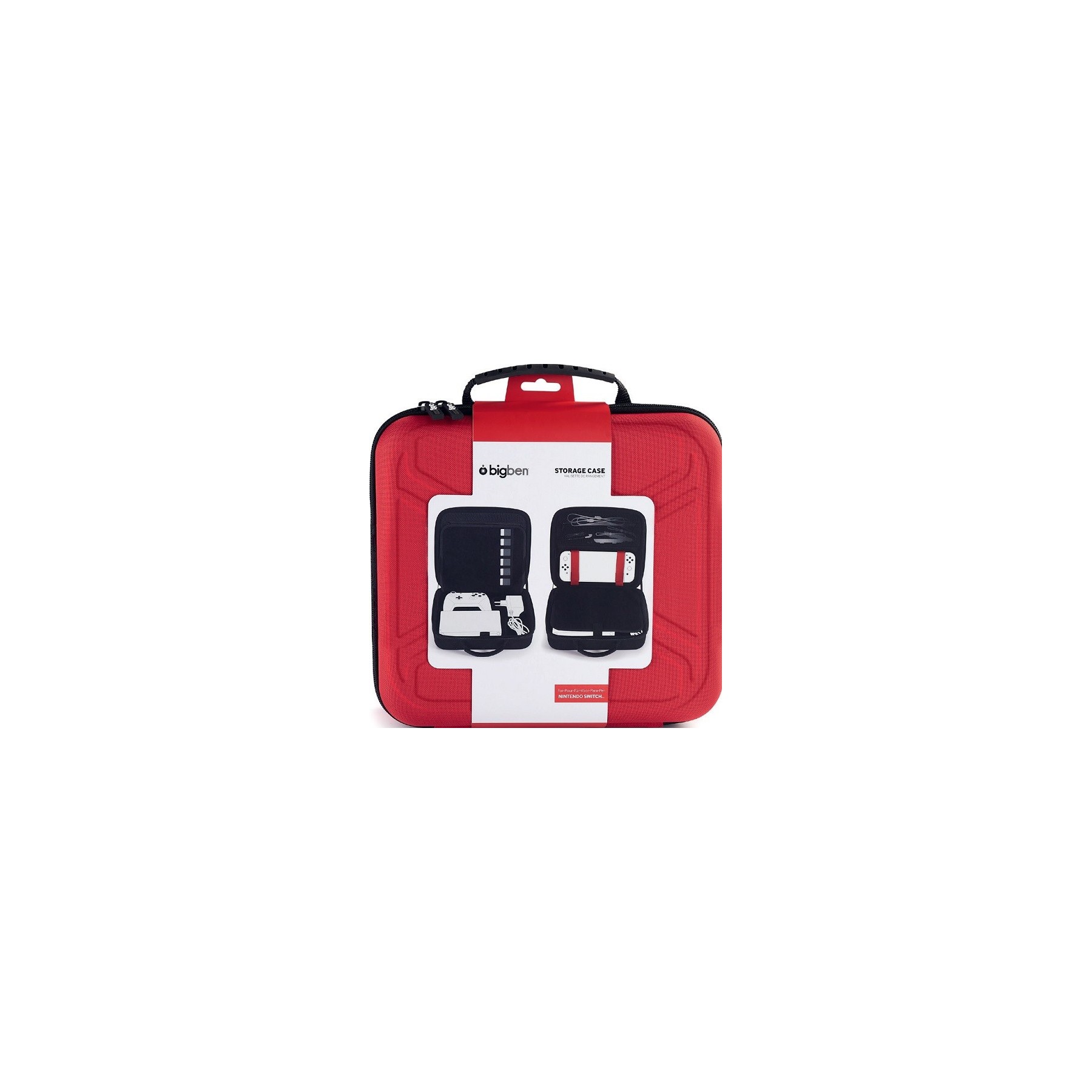 BIGBEN  STORAGE CASE RED (ROJO)