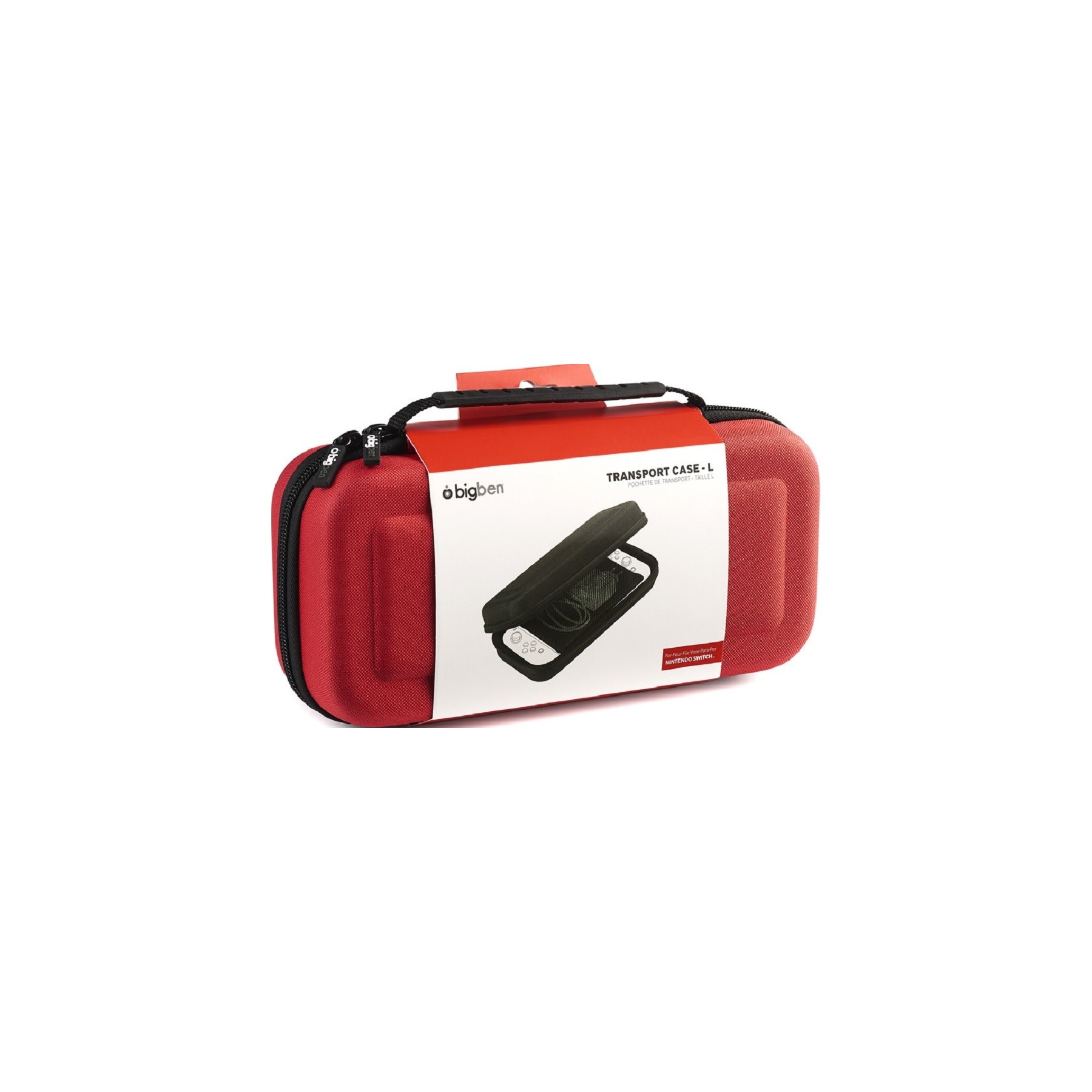 BIGBEN TRANSPORT CASE-L RED (ROJO) (LITE)