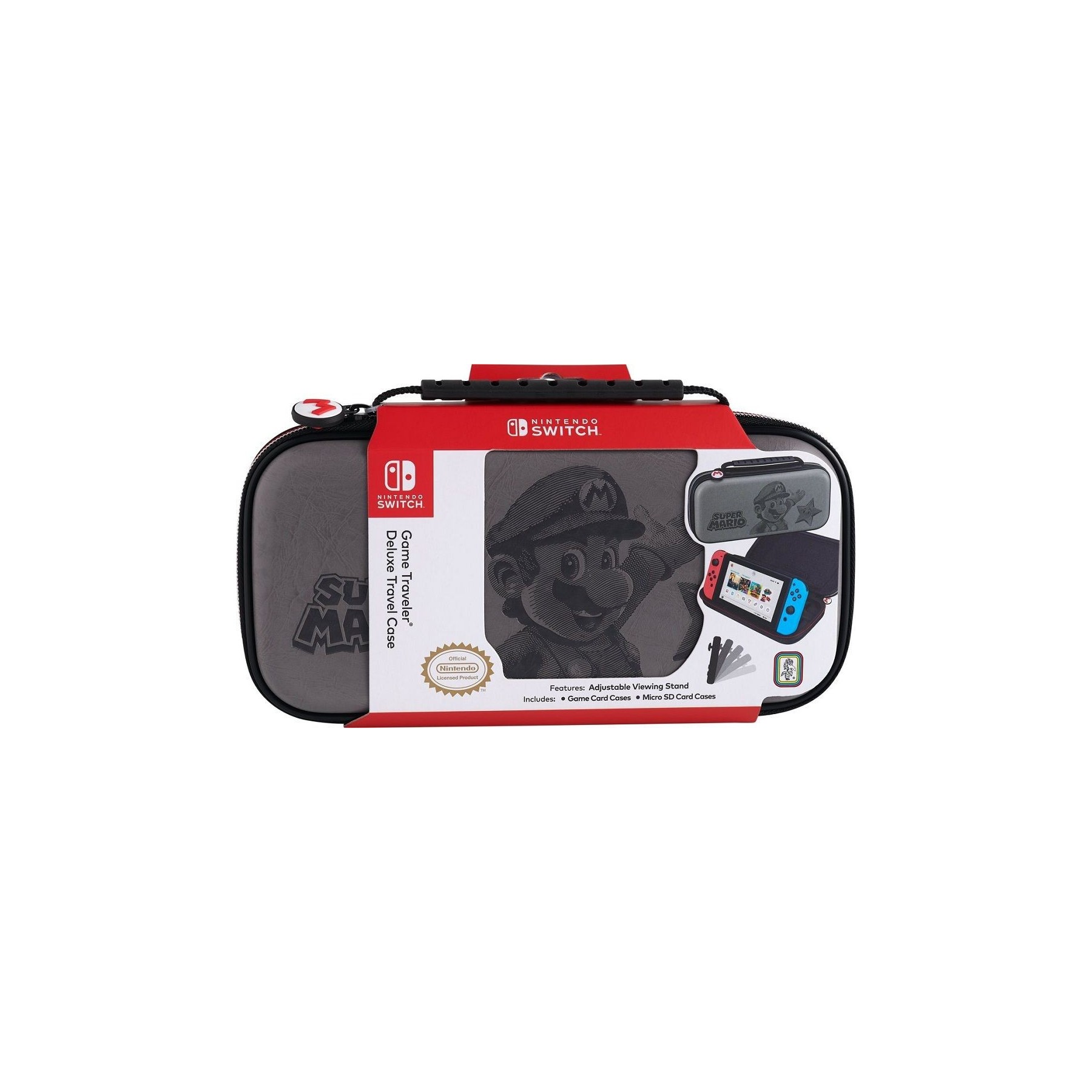 GAME TRAVELER DELUXE TRAVEL CASE SUPER MARIO NNS46G (OFICIAL)