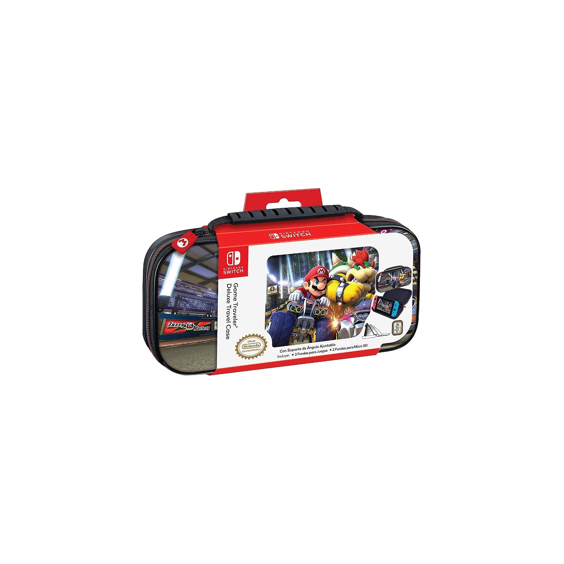 GAME TRAVELER DELUXE  CASE MARIO KART EDICION NNS50B (OFICIAL)