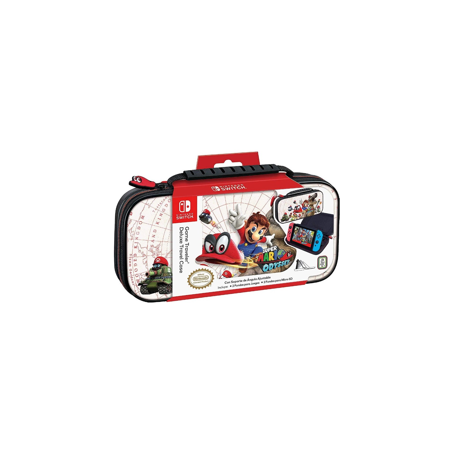 GAME TRAVELER DELUXE TRAVEL CASE SUPER MARIO ODYSSEY NNS57 (OFICIAL)