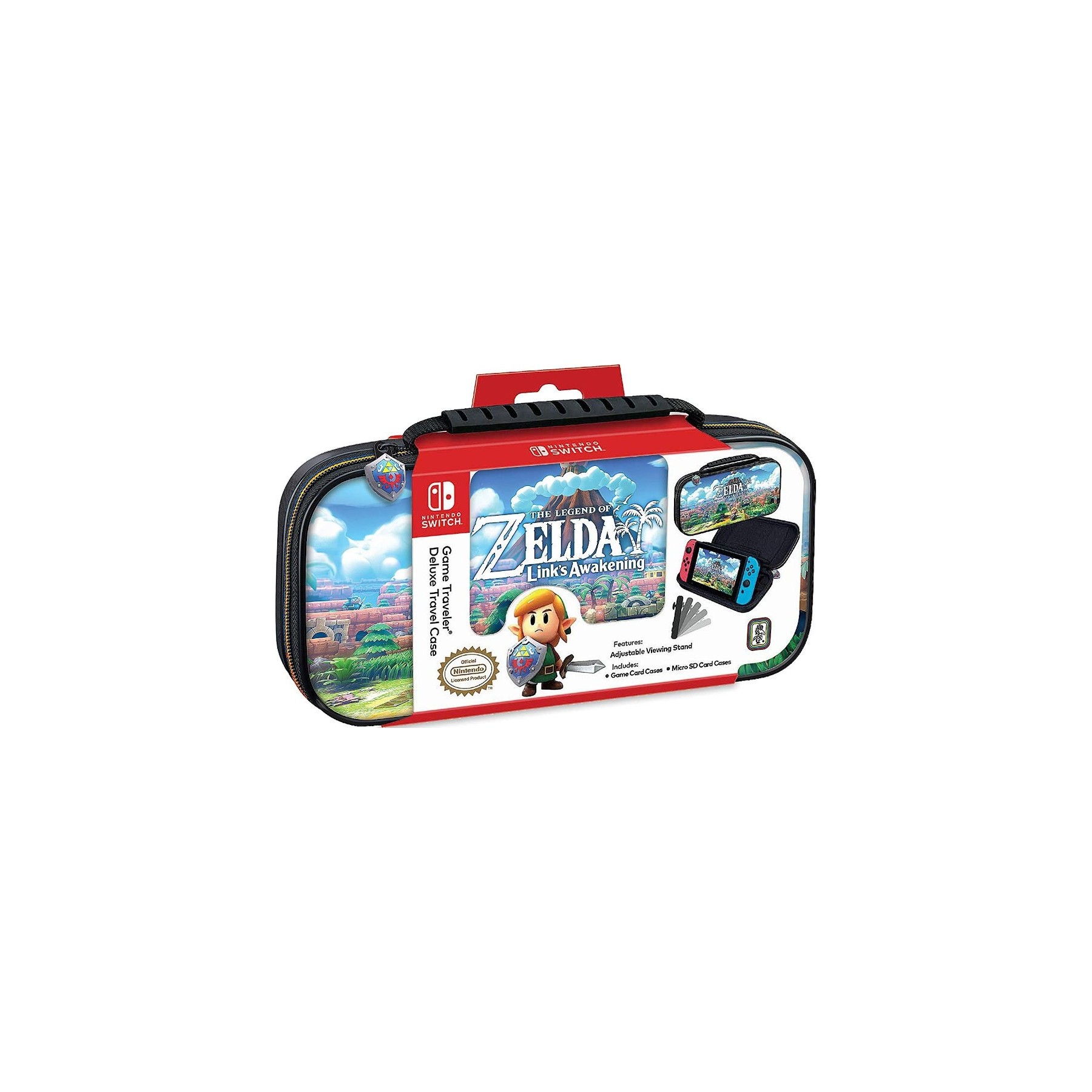 GAME TRAVELER DELUXE TRAVEL CASE ZELDA ZELDA LINK'S AWAKENING NNS47 (OFICIAL)