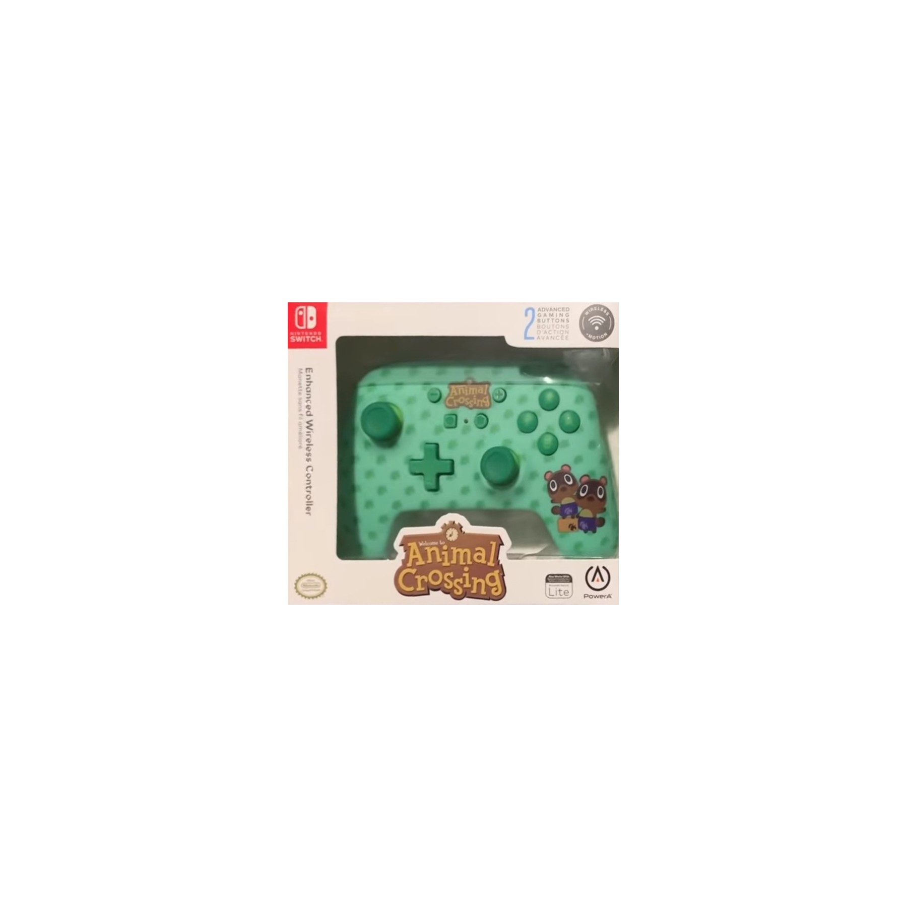 POWER A WIRELESS CONTROLLER ANIMAL CROSSING TIMMY & TOMMY NOOK
