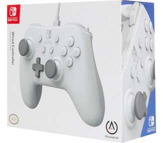 POWER A WIRED CONTROLLER  WHITE (BLANCO)