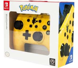 POWER A WIRED CONTROLLER POKEMON PIKACHU SILHOUETTE