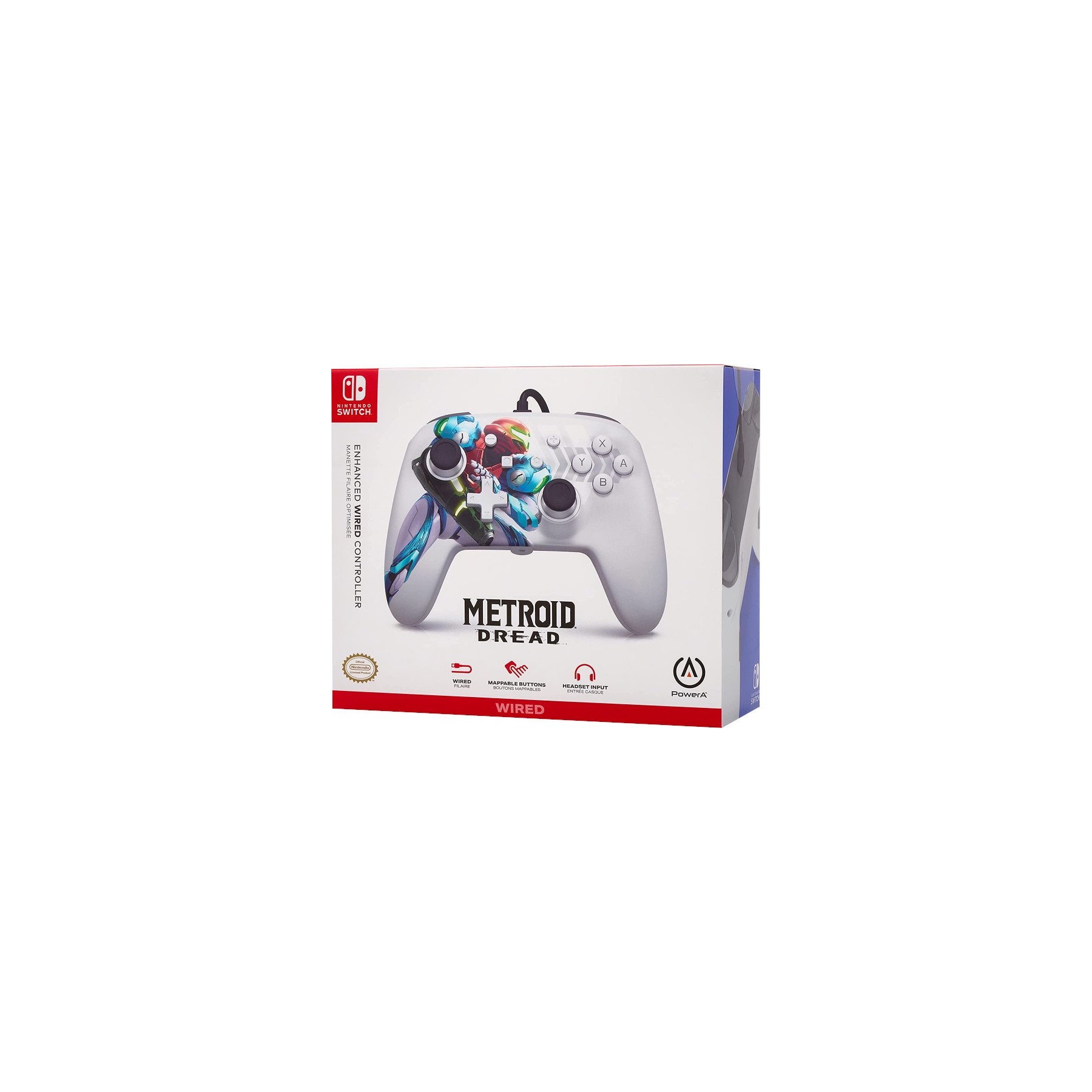 POWER A ENHANCED WIRED CONTROLLER METROID DREAD
