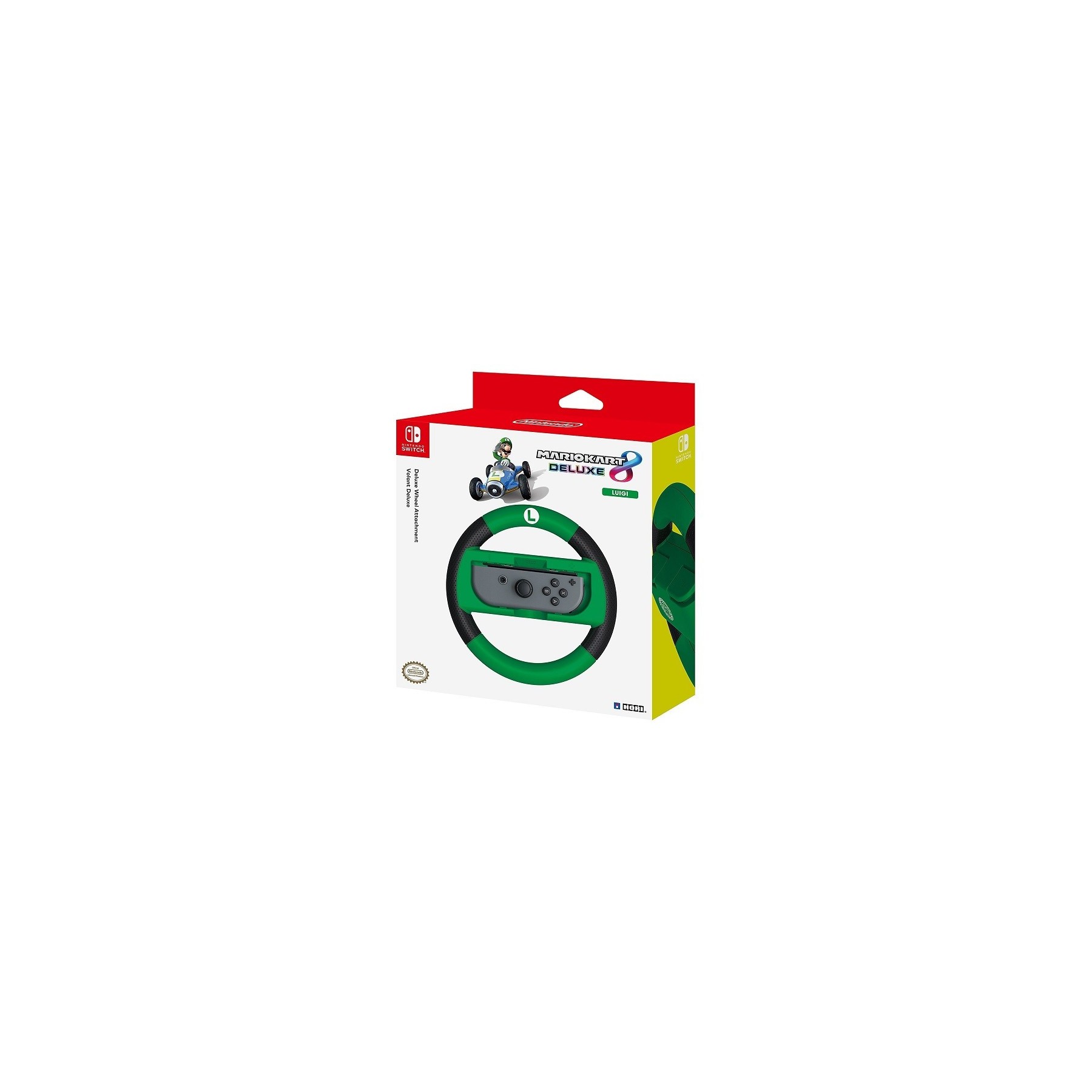 HORI VOLANTE MARIO KART 8 DELUXE WHEEL LUIGI (OFICIAL)