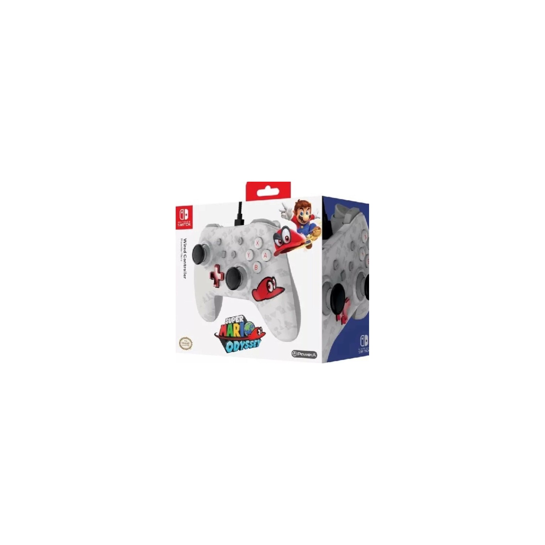 POWER A WIRED CONTROLLER MARIO ODYSSEY: CAPPY EDITION