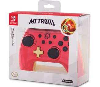 POWER A WIRED CONTROLLER CHROME METROID EDITION