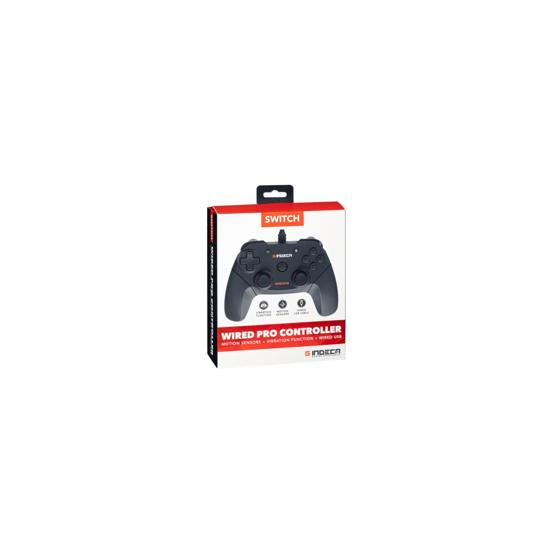 INDECA WIRED PRO CONTROLLER (MOTION SENSORS+VIBRATION FUNCTION+WIRED USB)