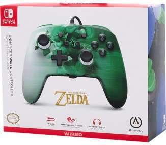 POWER A ENHANCED WIRED CONTROLLER  THE LEGEND OF ZELDA HEROIC LINK