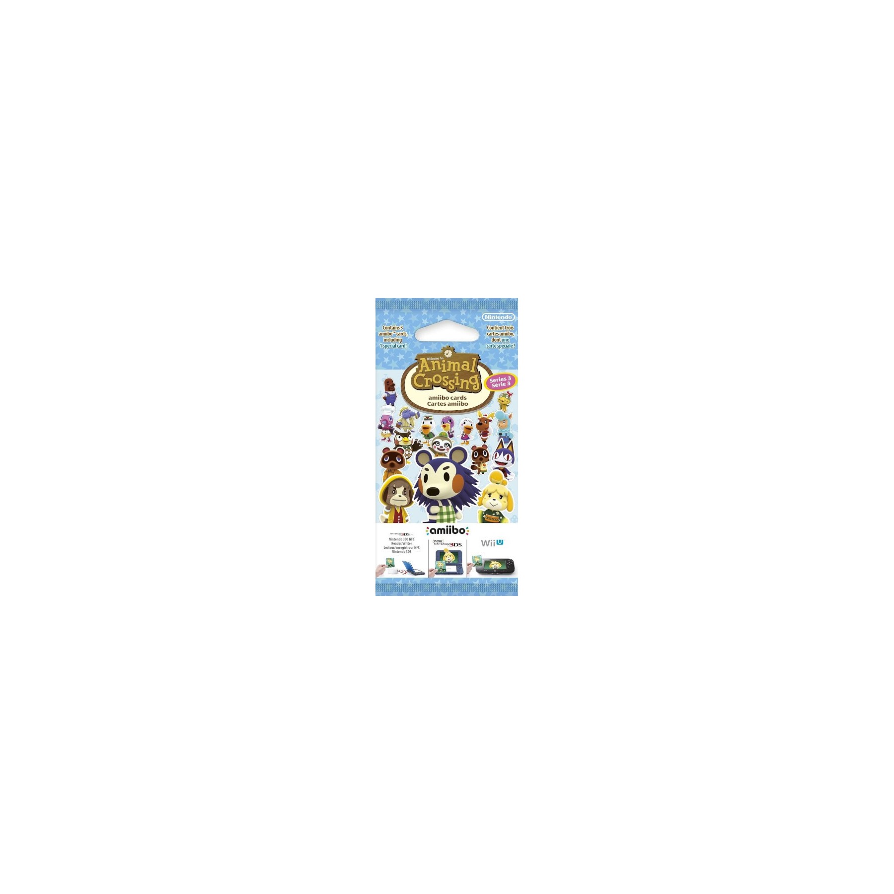 PACK 3 TARJETAS AMiiBO ANIMAL CROSSING (SERIE 3) (IMP)