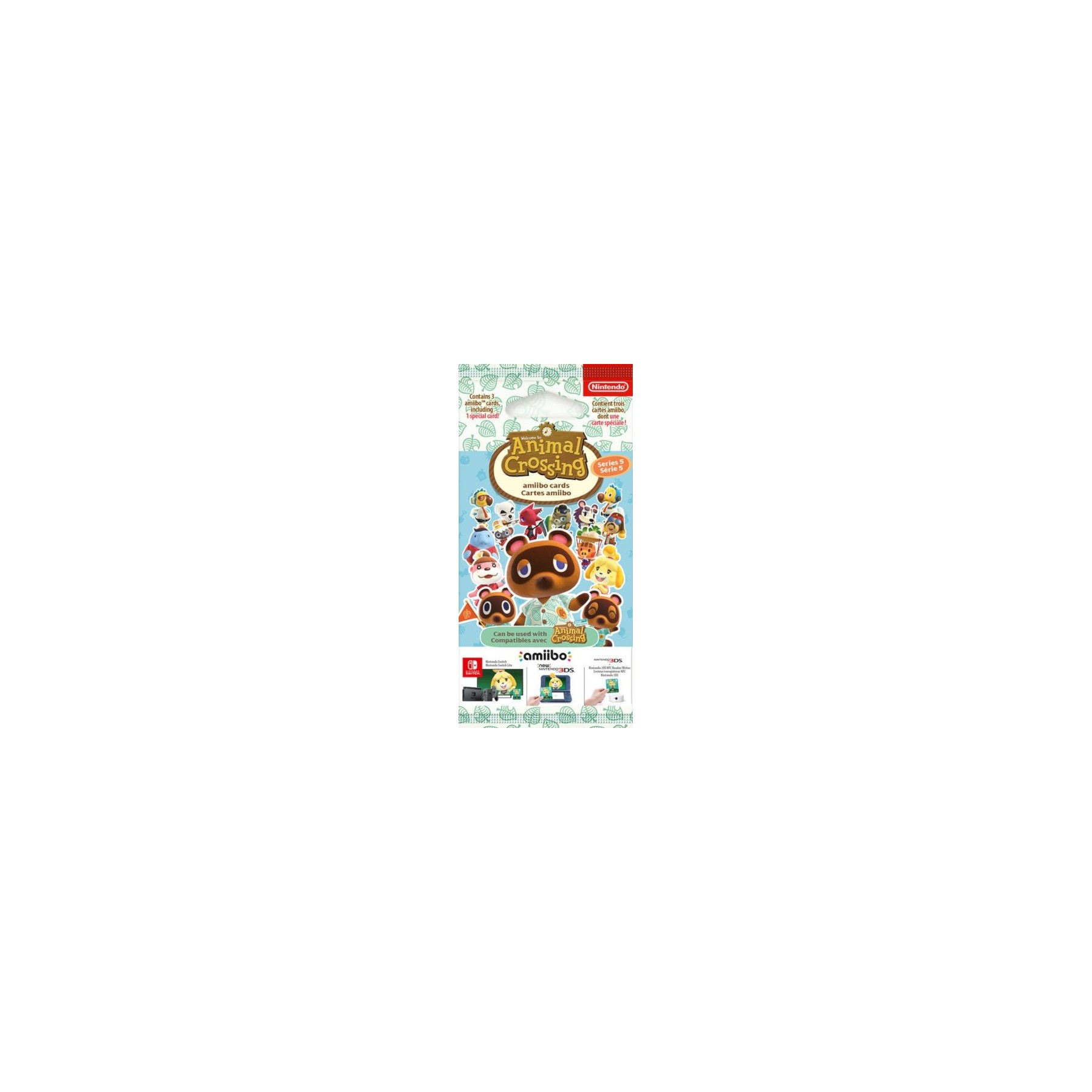 PACK 3 TARJETAS AMiiBO ANIMAL CROSSING (SERIE 5) (IMP)