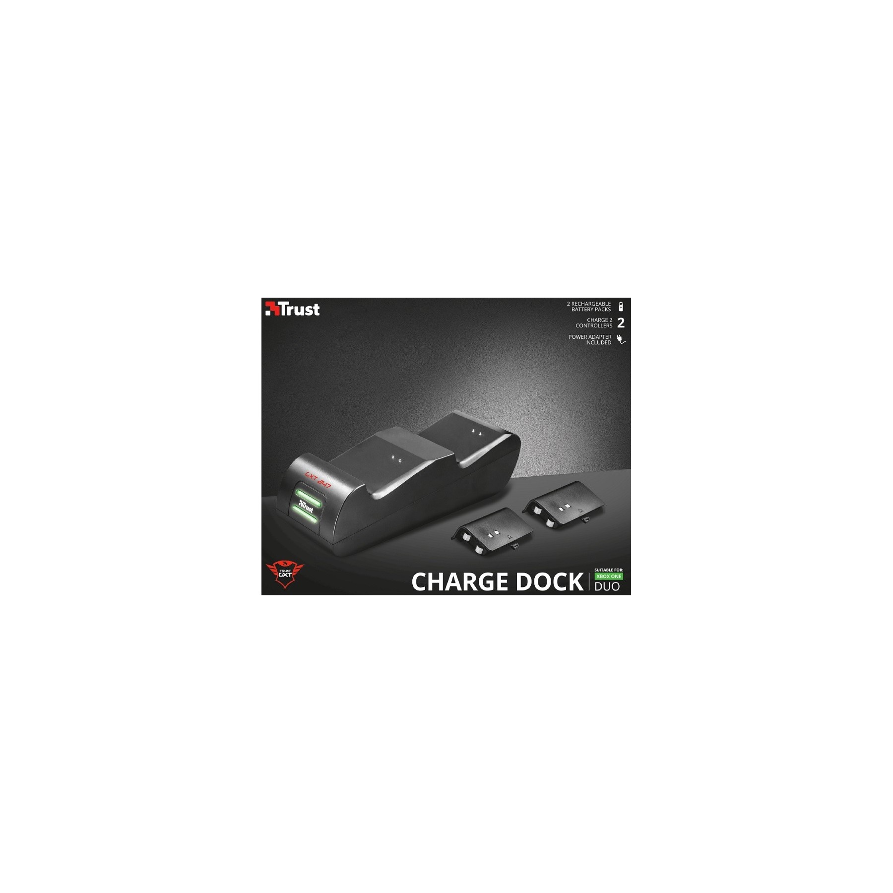 TRUST DUO CHARGING DOCK  GXT 247