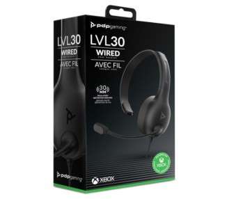 PDP WIRED HEADSET LVL 30 (GRIS)