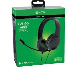 PDP LVL 40 WIRED STEREO GAMING HEADSET BLACK CAMO (NEGRO CAMO)