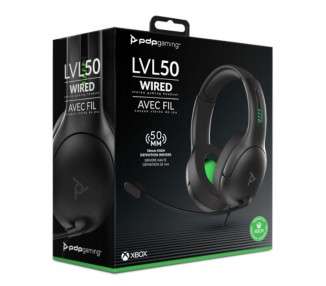 PDP WIRED HEADSET LVL50 AVEC FIL (GRIS) (XBOX SERIES)